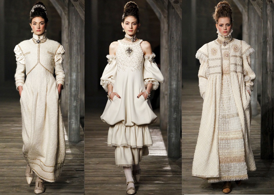 Показ дома Шанель FW 2013-2014.