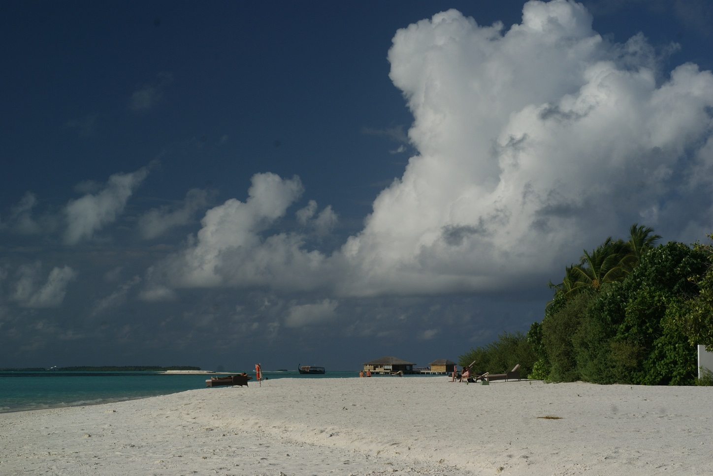 Западный берег Cocoon Maldives.